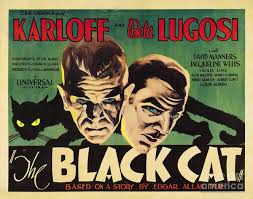 Many use a nightmarish scenario, a spooky central image, and the aesthetics of blood to instill fear in the viewer's mind. The Black Cat Classic Horror Movie Poster 1934 Poster By Muirhead Gallery