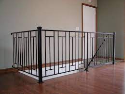 Our stairwell is very 90's and in need of an update. Anchor Iron Company Indoor Railing Interior Railings Iron Stair Railing