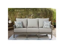 Shop contemporary, rustic, traditional and classic styles. Signature Design By Ashley Visola Sofa With Cushion Conlin S Furniture Outdoor Sofas