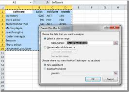 Excel 2010 Create Pivot Table Chart