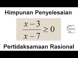 Demikian informasi yang dapat kami bagikan mengenai contoh soal persamaan dan pertidaksamaan rasional dan irasional. Contoh Soal Pertidaksamaan Rasional Dan Irasional Satu Variabel Beserta Jawabannya