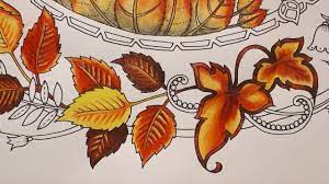 ecureuil squirrel part 2 enchanted forest foret enchantee johanna basford derwent inktense youtube livre coloriage de pomme simple