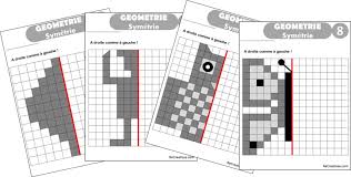 Geometrie Ateliers Symetrie Et Exercices Recreatisse Geometrie Axe De Symetrie Geometrie Ce1