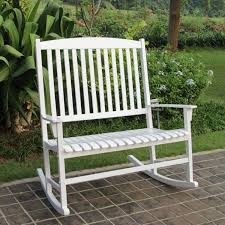 Outdoor Rocking Chair Porch Patio Garden Yard Double 2 Person Rocker Furniture Devinebestbuys Rocking Chair Porch Garden Rocking Chair Double Rocking Chair