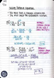 Solving Rational Equations Is One Of My Favorite Units In Algebra 2 My High School Students Don High School Math Lessons High School Math High School Algebra