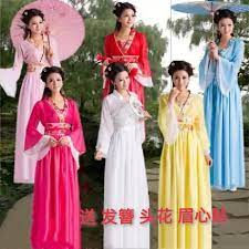 古装服装仙女清新淡雅汉服女中国风成人礼七仙女古代衣服公主小姐-Taobao