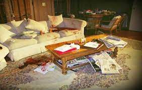 Maybe you would like to learn more about one of these? More Crime Scene Photos Kittys Bloody Red Shoe And The Den Menendezbrothers