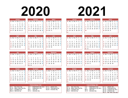 Online Printable Calendar 2021 2 Years In 2020 Printable Calendar Template Calendar Printables Calendar Template