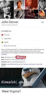 Jesse belle deutschendorf and zachary deutschendorf, john denver's children attend the ceremony honoring their father, john denver with a star on the. More Images John Denver American Singer Songwriter Available On Youtube Apple Music Spotify More Music Services Henry John Deutschendorf Jr Known Professionally As John Denver Was An American Singer Songwriter Record Producer Actor Activist