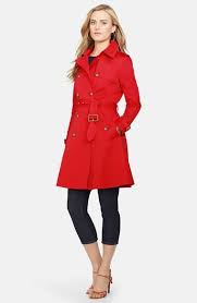 Lauren Ralph Lauren Water Resistant Double Breasted Skirted Trench Coat 200 Nordstrom Lookastic