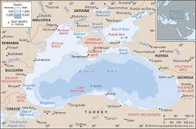 This map shows a combination of political and physical features. Black Sea Location Region Map Countries Facts Britannica