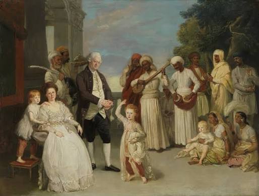 Elijah Impey (India's first chief justice) and Lady Impey and Their Three Children” by Johann Zoffany One of the darkest moments in Impey's career was the trial and execution of Maharaja Nandakumar —