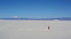 At the visitor's center you can rent a saucer sled to ride down the dunes. Alamogordo To Albuquerque Bigtrip