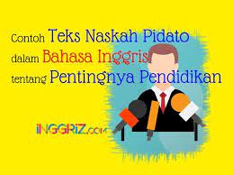 Contoh Teks Pidato Bahasa Inggris Tentang Pentingnya Pendidikan Pendidikan Bahasa Inggris Belajar Bahasa Inggris
