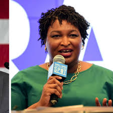 Georgia gubernatorial candidates spar over flag burning, voter suppression 