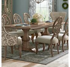 The gray tv tray table set has a distinctive look with its sturdy wood construction and planked top. Trisha Yearwood Home Collection By Klaussner Jasper County 394279117 10 Piece Rectangular Dining Room Extension Table 6 Upholstered Side Chairs 2 Upholstered Host Chairs And Server Set Sam Levitz Furniture Dining 7 Or More Piece Sets