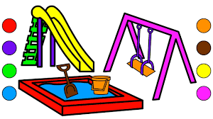 You can browse our latest art for kids below and we will soon add sketches for kids. Learn Colors For Kids With Park Playground Coloring Pages Colors Drawing Videos For Kids Children Youtube