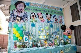 Baby Mickey Mouse Birthday Party Ideas Photo 6 Of 40 Mickey Mouse First Birthday Baby Mickey Mouse Mickey Mouse Birthday