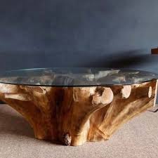 Wood glass coffee table table for sofa manufacturers furniture sofa table high quality table wooden table set modern table set metal table sets wood room furniture furniture desk table hotel table set more. Teak Root Coffee Table Round Glass Top Reclaimed Wood Kipling