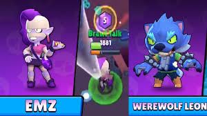 Yeni efsanevi karakter tasarladım ! Guncelleme Yeni Karakter Emz Ve Kurtadam Leon Brawl Stars Youtube