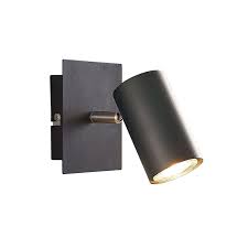 lindby joffrey spot mural noir plafondlamp leeslamp lampen