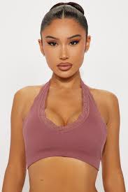 Pretty and Patient Seamless Lace Trim Bralette