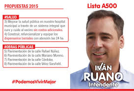 Juntos por Despeñaderos IVÁN RUANO Intendente