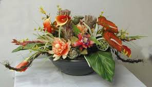 Don't be afraid to add a pop of colour into your bouquet and really make it unique. Silk Floral Arrangements Artificial Tropical Flowering Plants