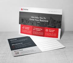 Psd Geometric Postcard Templates Graphic Templates In 2020 Postcard Template Print Design Template Postcard Design