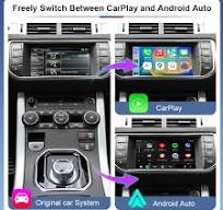 Wireless Carplay Android Auto Decoder Adapter Box Module for Land Rover Discovery 4 Evoque Freelander2 Jaguar XE XF XJL Upgrade