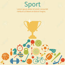 To get more templates about posters,flyers,brochures,card,mockup,logo,video,sound,ppt,word,please visit pikbest.com. Sports Background With Winner Cup And Icons Vector Illustration Royalty Free Cliparts Vectors And Stock Illustration Image 49850242