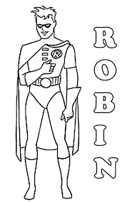 Robin Coloring Pages Free To Print Superhero Coloring Pages Batman Coloring Pages Superhero Coloring
