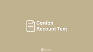 Contoh kalimat perintah dalam bahasa inggris. 5 Contoh Recount Text Pendek Beserta Artinya Stuktur Jenis
