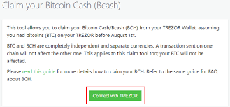 It is on this computer that you can import your wallet backup and have access to your bch. How To Claim Bitcoin Cash With Trezor Hardware Wallet Tech Help Kb