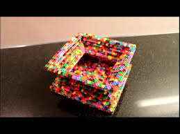 Diy Bugelperlen 3d Vase Ubertopf Schale Skulptur Steckperlen Hama Ikea Perlen Youtube