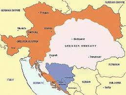 It was the countries of austria and hungary ruled by a single monarch. Austria Hungary Europe Map Map Historical Maps