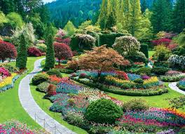 Sunken Garden 1000 Pieces Eurographics Puzzle Warehouse Butchart Gardens Buchart Gardens Sunken Garden