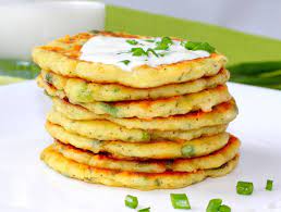 Cheesy Leftover Mashed Potato Pancakes Recipe Mashed Potato Pancakes Potato Pancakes Mashed Potato Cakes