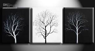 Abstract Wall Painting Ideas Black And White Abstract Tree Canvas Art Abstract Wall Tree Black White Simplicity Oil Painting Canvas Home Black And White Tree Tree Canvas 3 Piece Wall Art
