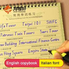 Englisch Italienischen Schrift Wiederverwendbare Nut Kalligraphie Set Fur Erwachsene Kinder Karton Copybook Stift Praxis Buch Libros Ubungen Null Aliexpress Dieses umfassende set ermöglicht es ihnen ihre kalligraphie fähigkeiten zu entwickeln, damit sie ihre kreativität durch eine breite palette von schriftarten zum ausdruck bringen können.