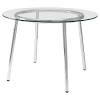 Round, rectangle, square, racetrack oval, and boat shape glass table tops. 1