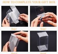 JYM Custom PVC Clear Gift Boxes Wholesale