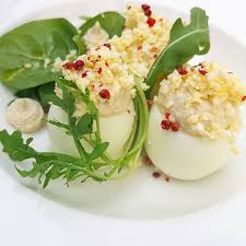 L œuf Mimosa A L Araignee De Mer Menubistronomique Mimosa Oeufmimosa Oeuf Egg Araignee Food Foodista Pornfood Cuisine Yummy Cooking