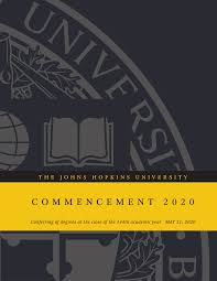 Https Commencement Jhu Edu Wp Content Uploads 2020 05 2020 Commencement Program Pdf