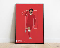 Free shipping for many products! Mohamed Salah Poster Etsy