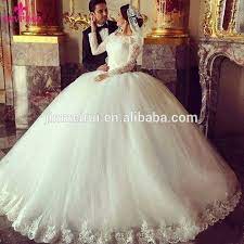 Ballkleid strapless kapelle zug organza satin brautkleid. Arabisch Tull Ballkleid Hochzeit Kleid Spitze Applique Jewel Illusion Langarm Puffy Gothic Prinzessin Elfenbein Muslimischen Brautkleid Buy Brautkleider Spitze Hochzeitskleider Brautkleider 2017 Product On Alibaba Com