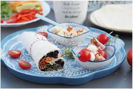 Wir stellen euch die leckersten rezepte für den mixer vor! Rainbow Wraps Mit Joghurt Honig Thymian Dip Krustenbraten Wiewowasistgut Com