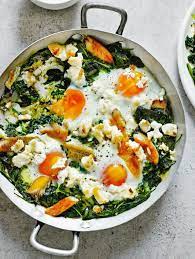 Healthy Breakfast In Bed Spinach And Kipper Baked Eggs Recipe The Power Of Three Healthy Breakfast On The Go Healthy Breakfast Recipes Healthy Breakfast
