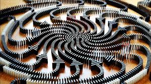 24 000 Dominoes Satisfying With Mardominoes Domino Funny Mind Tricks Aesthetic Pictures