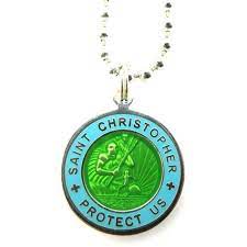 Pendant Necklace Blake Lively In The Shallows 2016 St Christopher Necklace Pendant Necklace Blake Lively